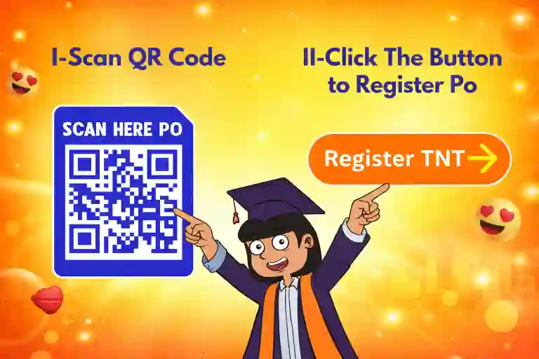 tnt sim registration button and qr code